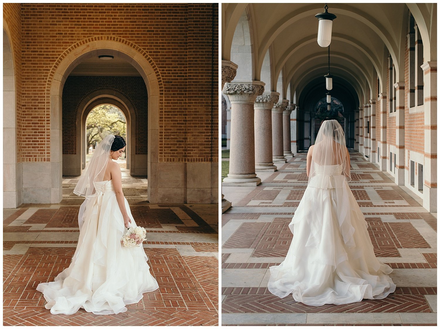 Back of dress details