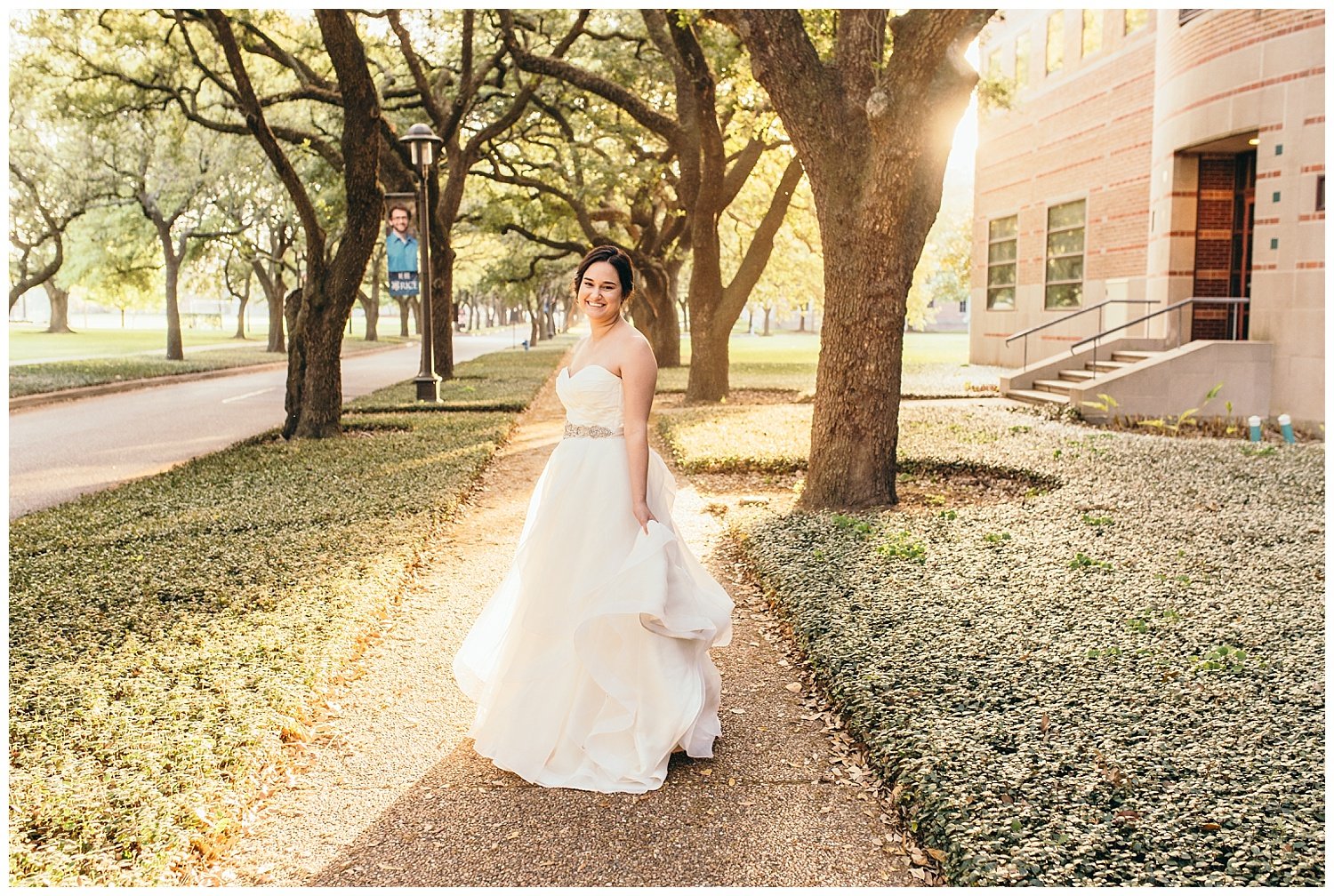 beautiful sun bridal portraits