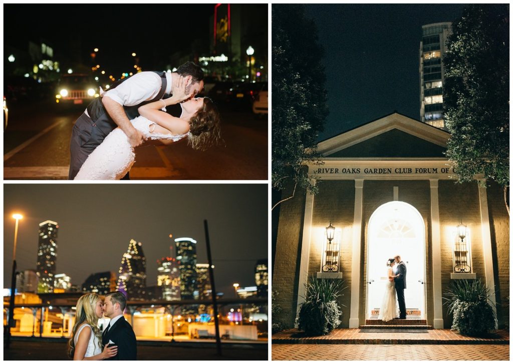 wedding portraits with flashes