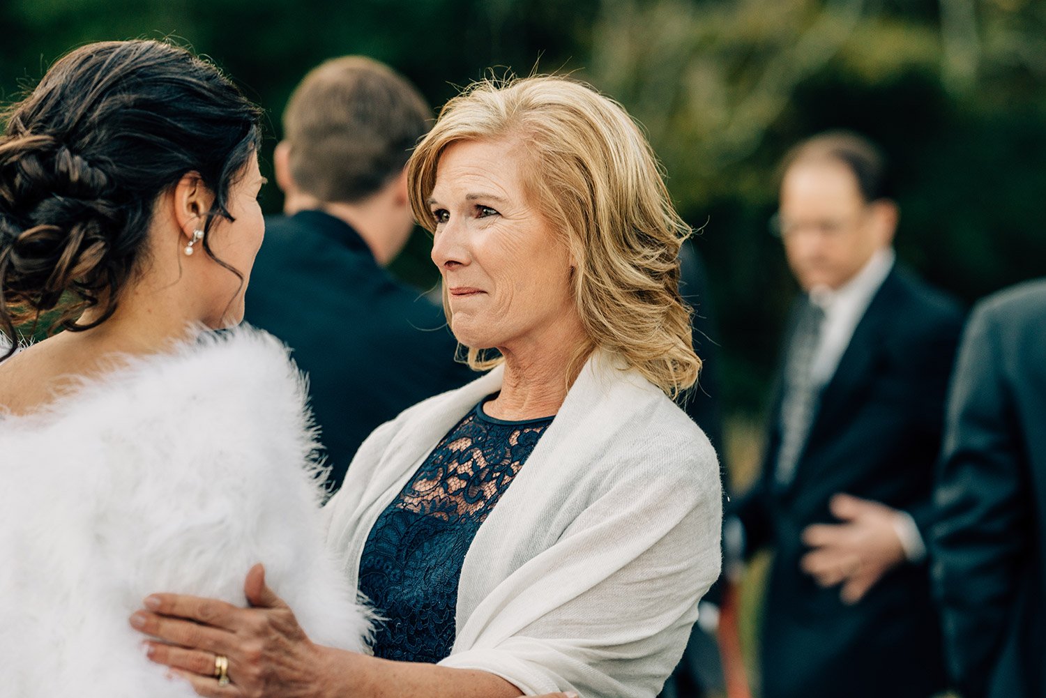 proud of the bride